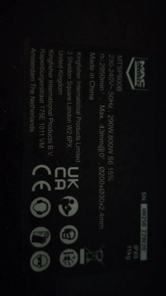 Power craft 720w generator read add 70e - Image 2