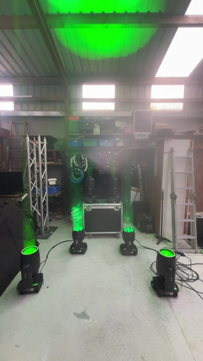 Professional moving head lights with wolfmix - Image 1