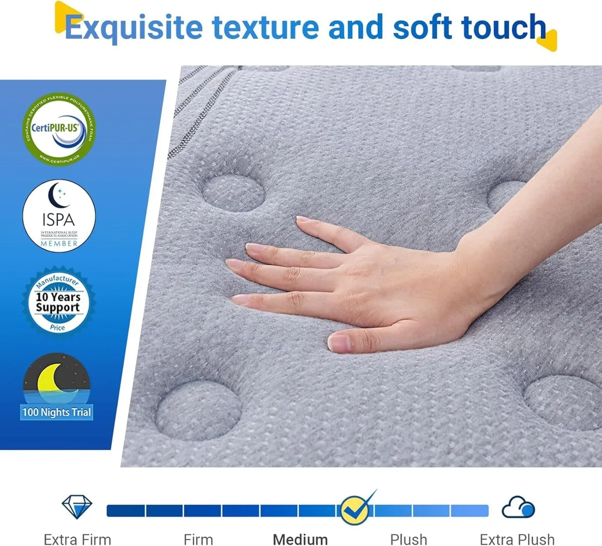 Single Mattress 3ft 24cm Pocket Sprung Mattresses - Image 4