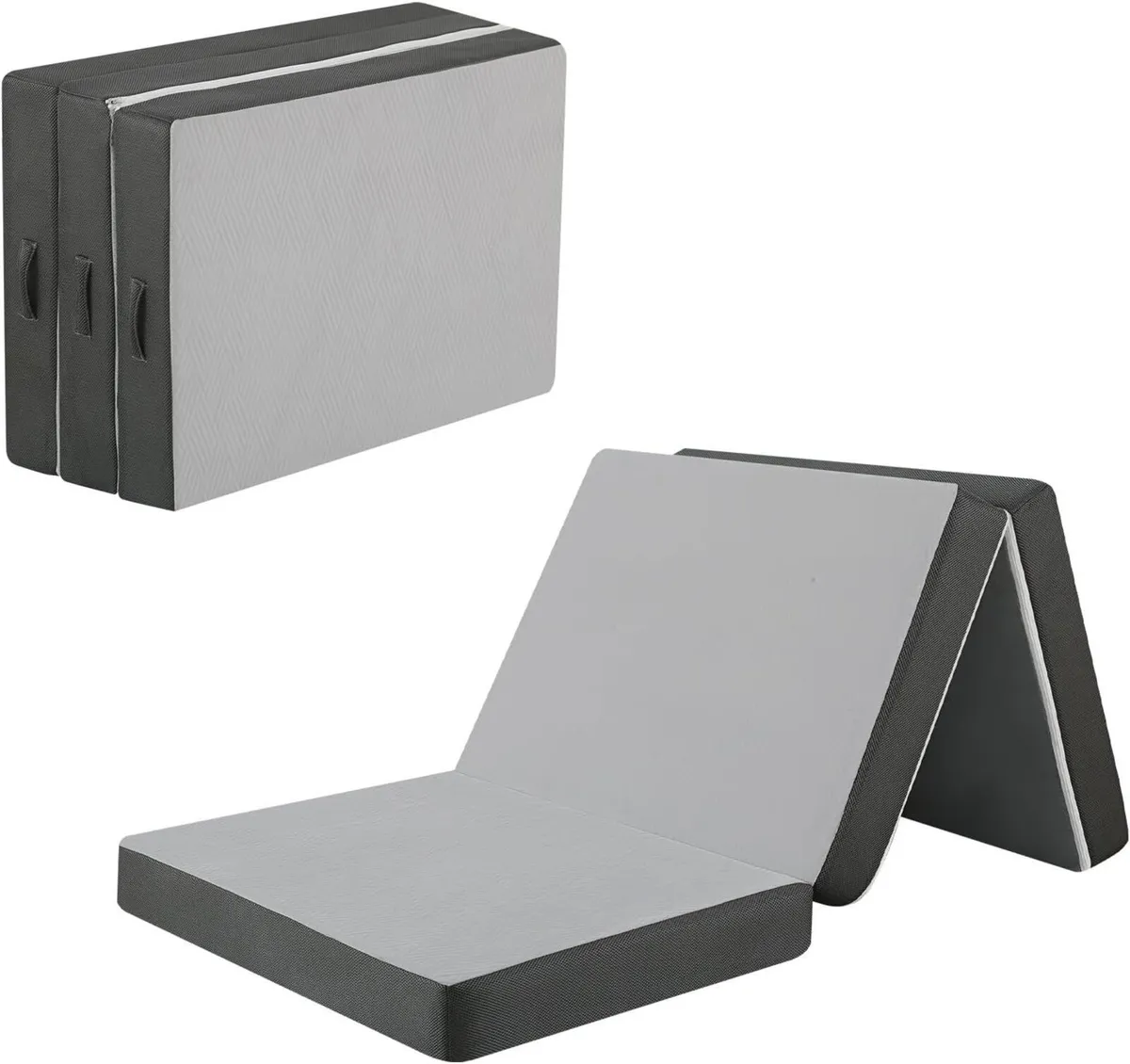 Tri Fold Mattress 190x90cm Single 10cm Thick Foam - Image 1