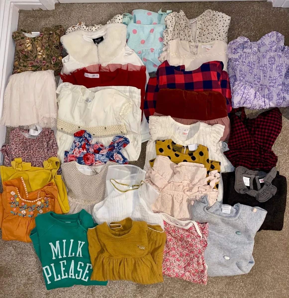 115 pieces quality toddler girl clothes bundle - Image 4