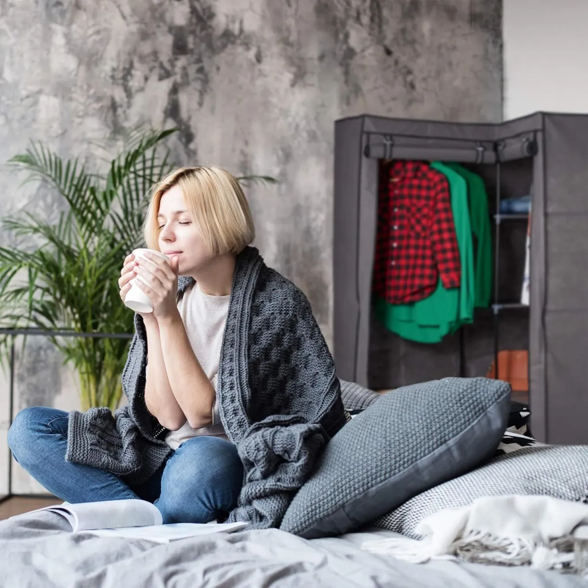 Set of 1 Corner Canvas Wardrobe 3rd Generation 8 - Image 4