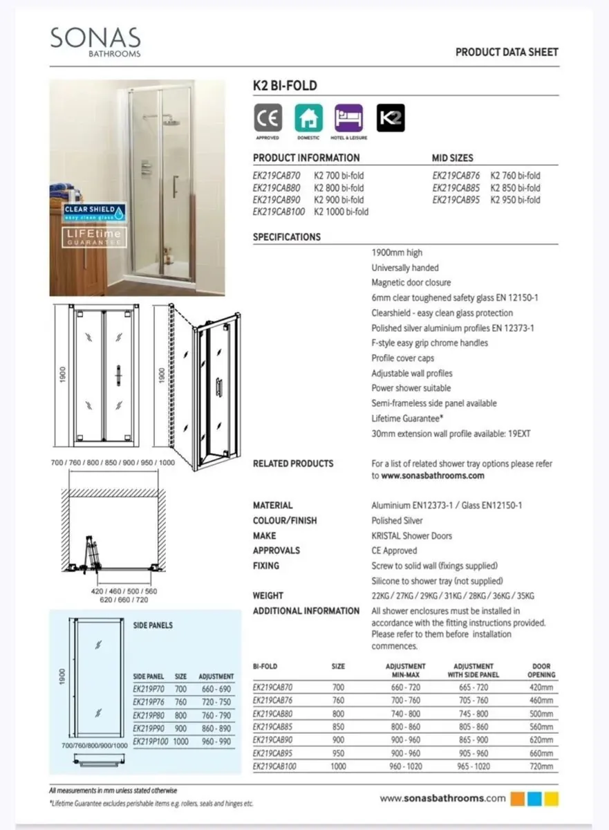 Shower Door - Image 2