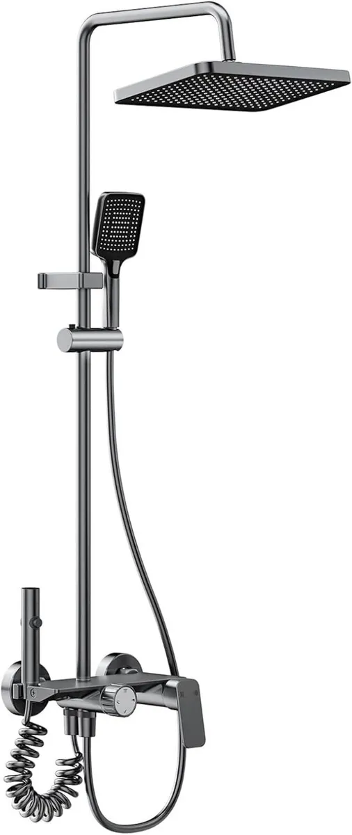 4-Function Shower Mixer Set with Rainfall Top - Image 1