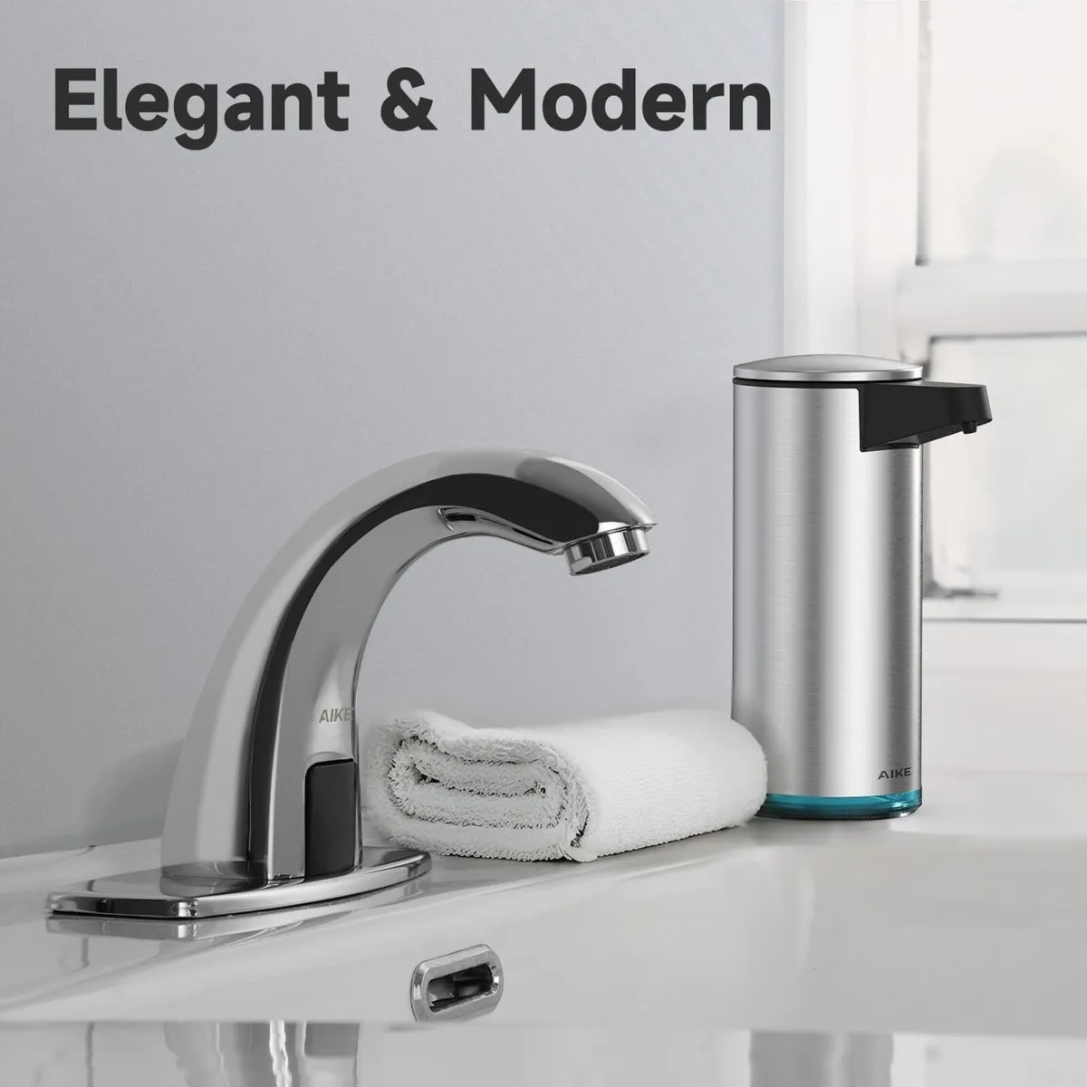 Commercial Touchless Bathroom Faucet Automatic - Image 2