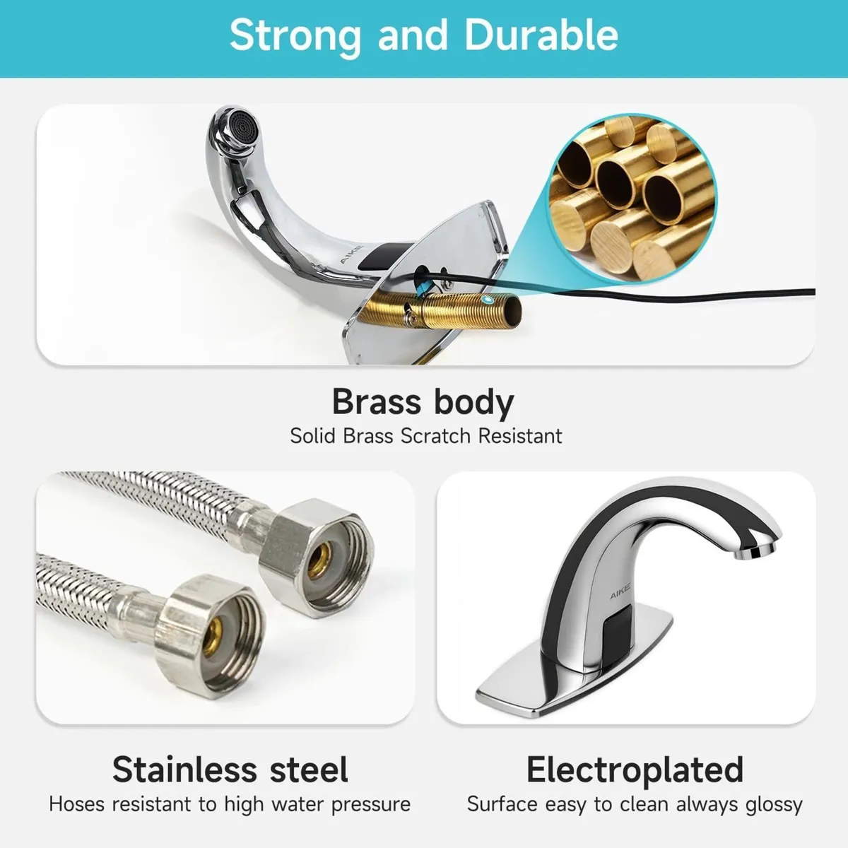 Commercial Touchless Bathroom Faucet Automatic - Image 4