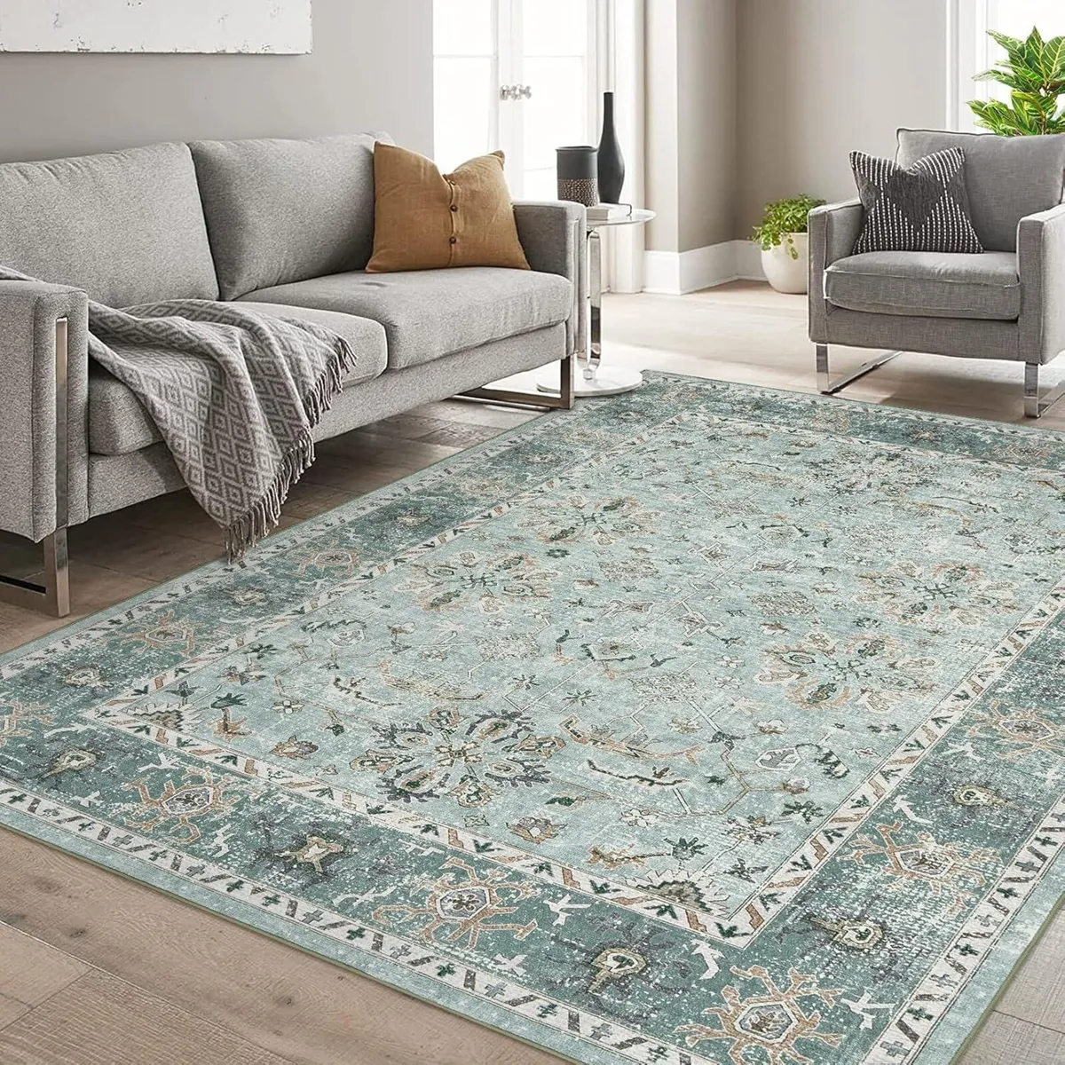 Washable Rug Rugs Living Room Carpet for Bedroom - Image 3
