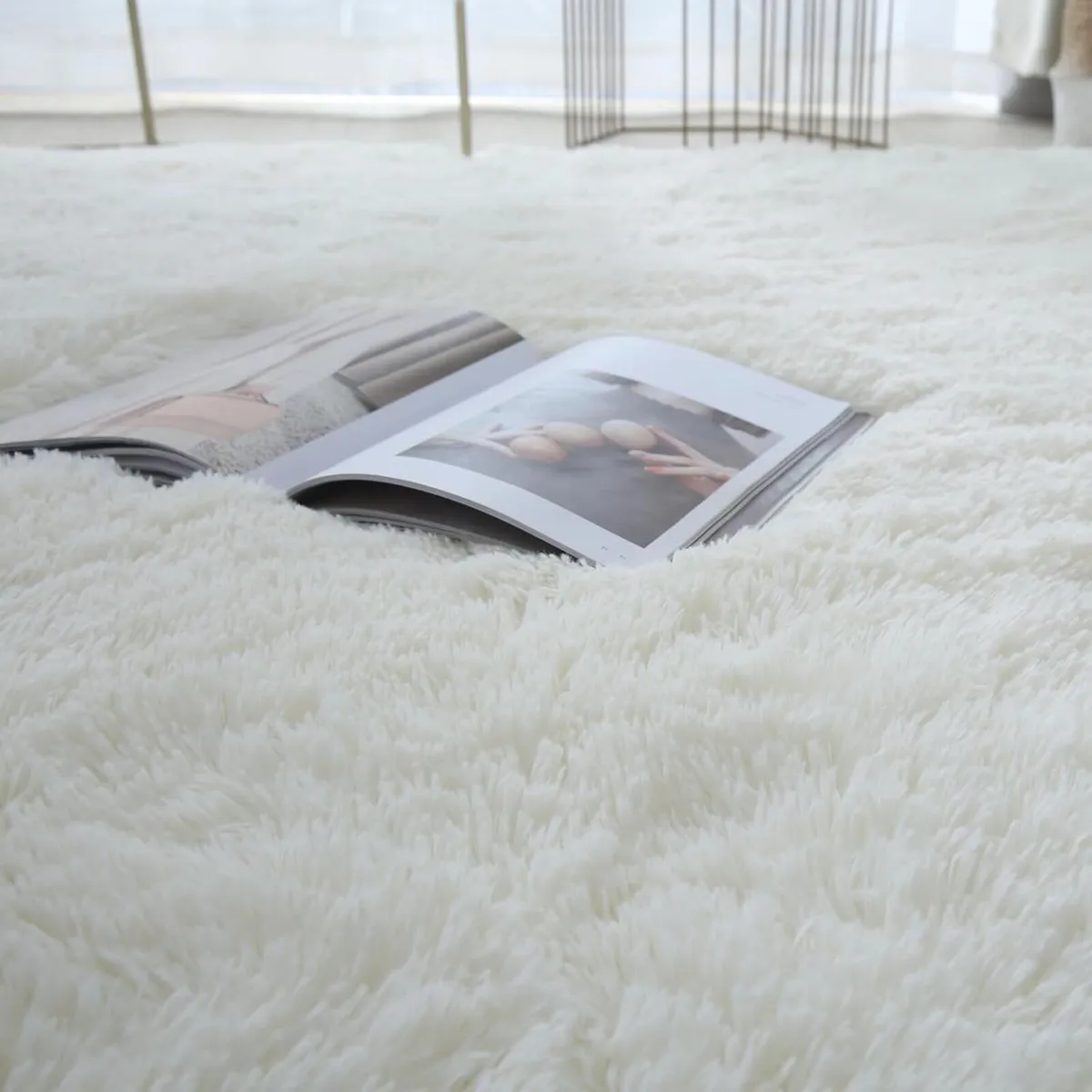 Extra Large Fluffy Shaggy Carpet 8x10 Feet - Image 3
