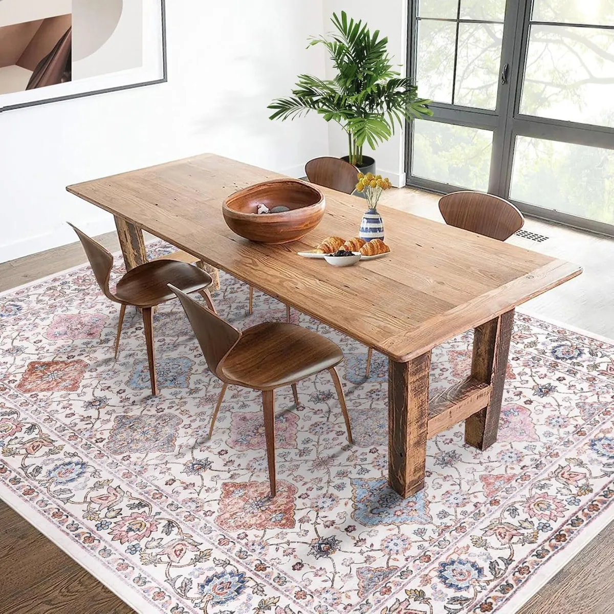 Washable Rugs Living Room Short Pile Area for - Image 2