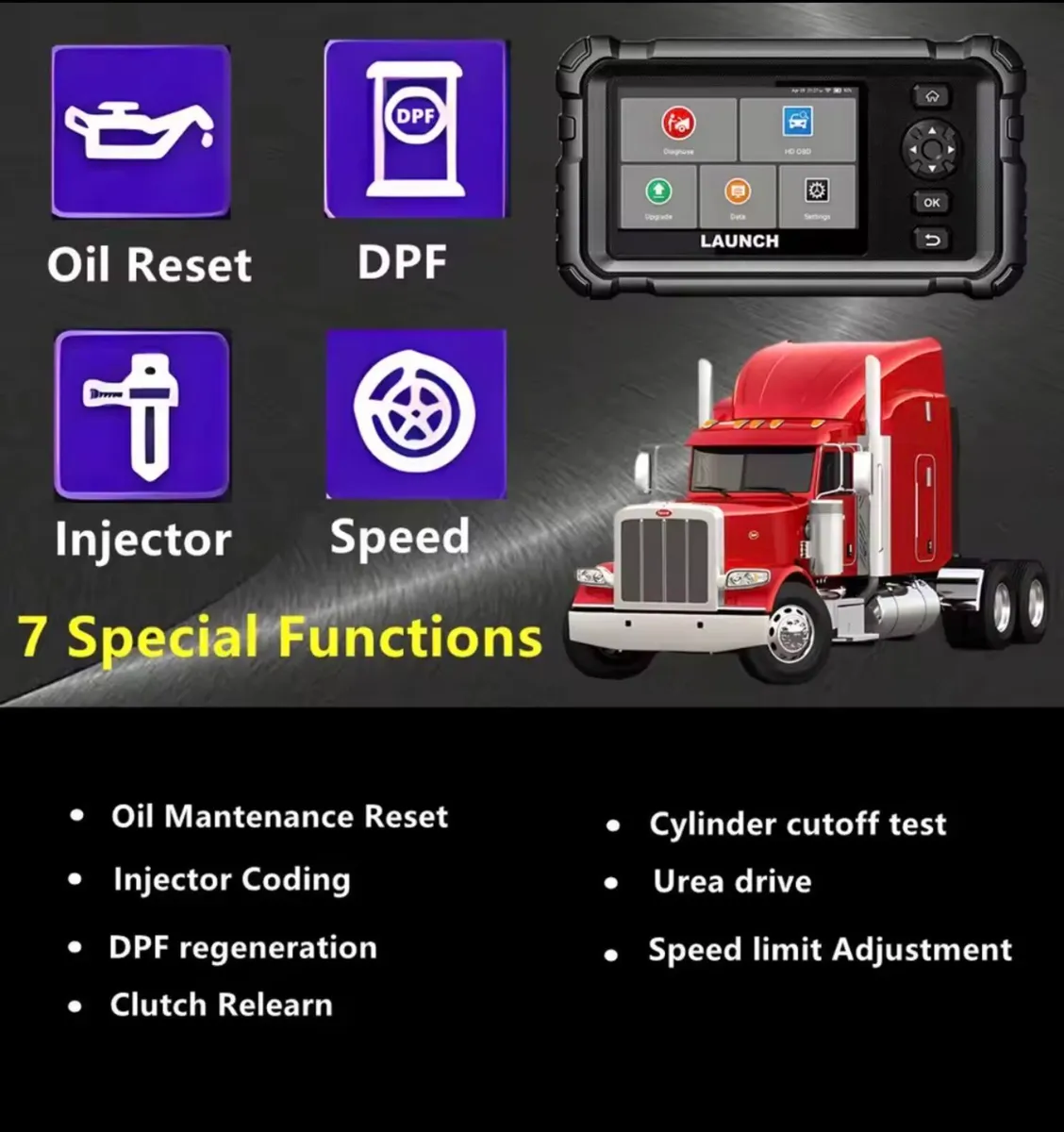Launch  24V Truck coach digger tractor Diagnostic - Image 4