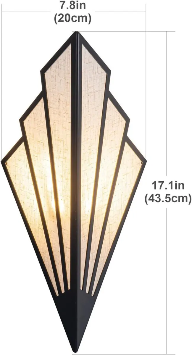 Set Of 2 Battery Operated Wall Sconces Lights - Image 4