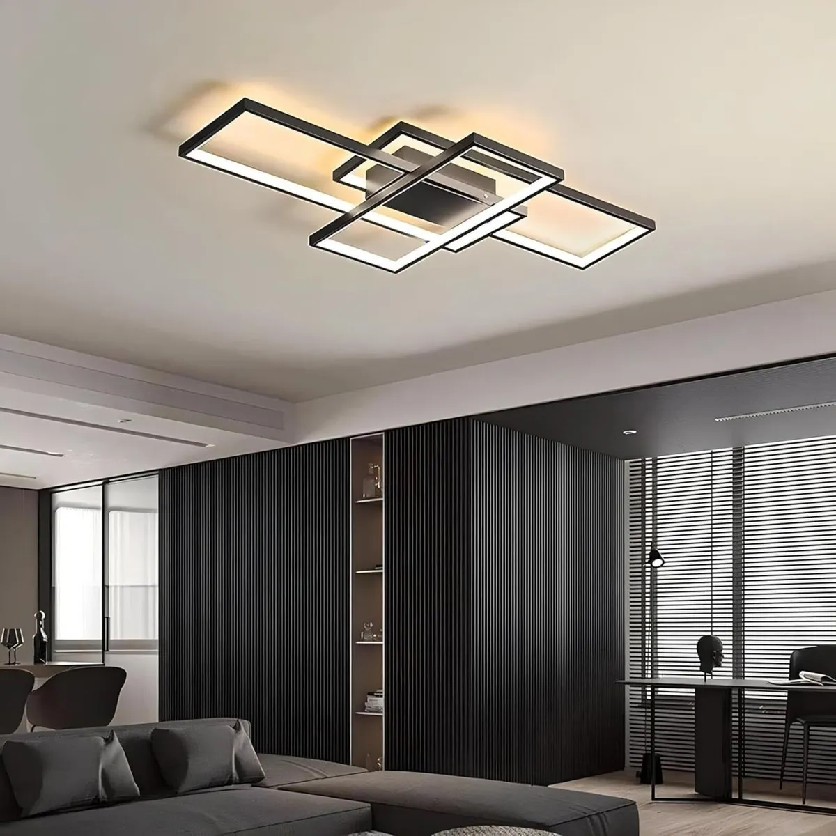 LED Ceiling Light 80CM 45W Modern Dimmable - Image 2