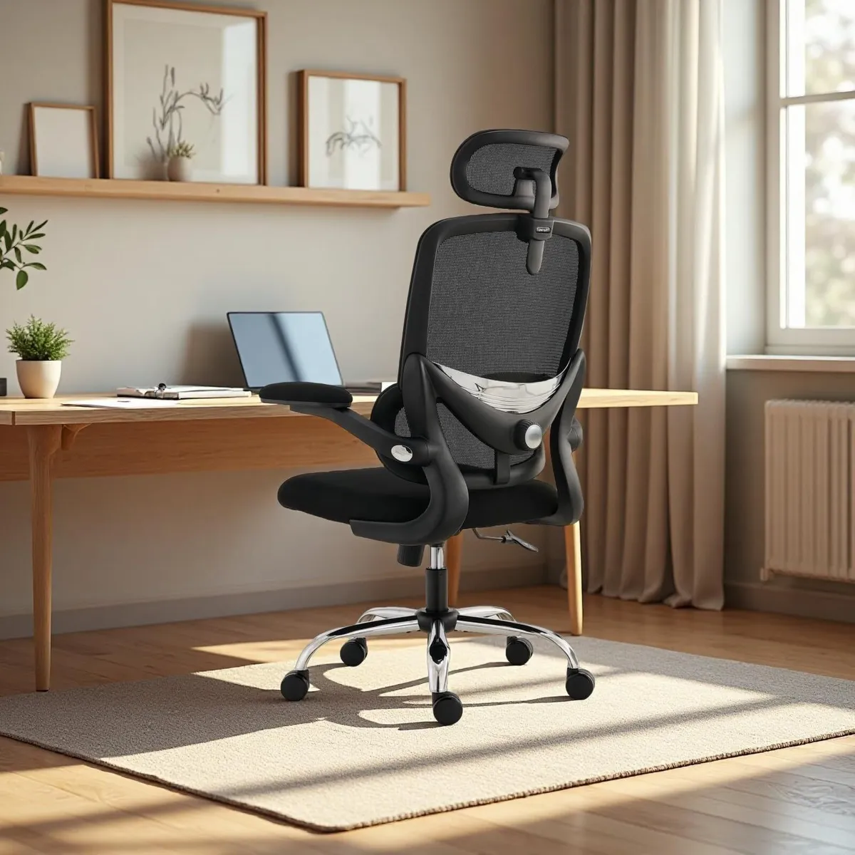 Ergonomic Office Chair - High Back Mesh Design - Image 3