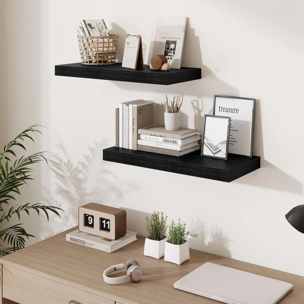 24 Inch Floating Shelves Wall Mounted 10 Deep x - Image 2