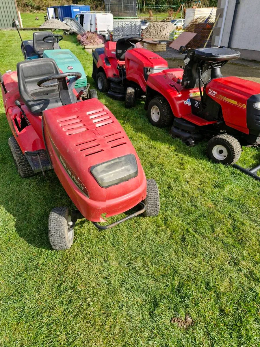3 ride on mowers Delivery available - Image 1