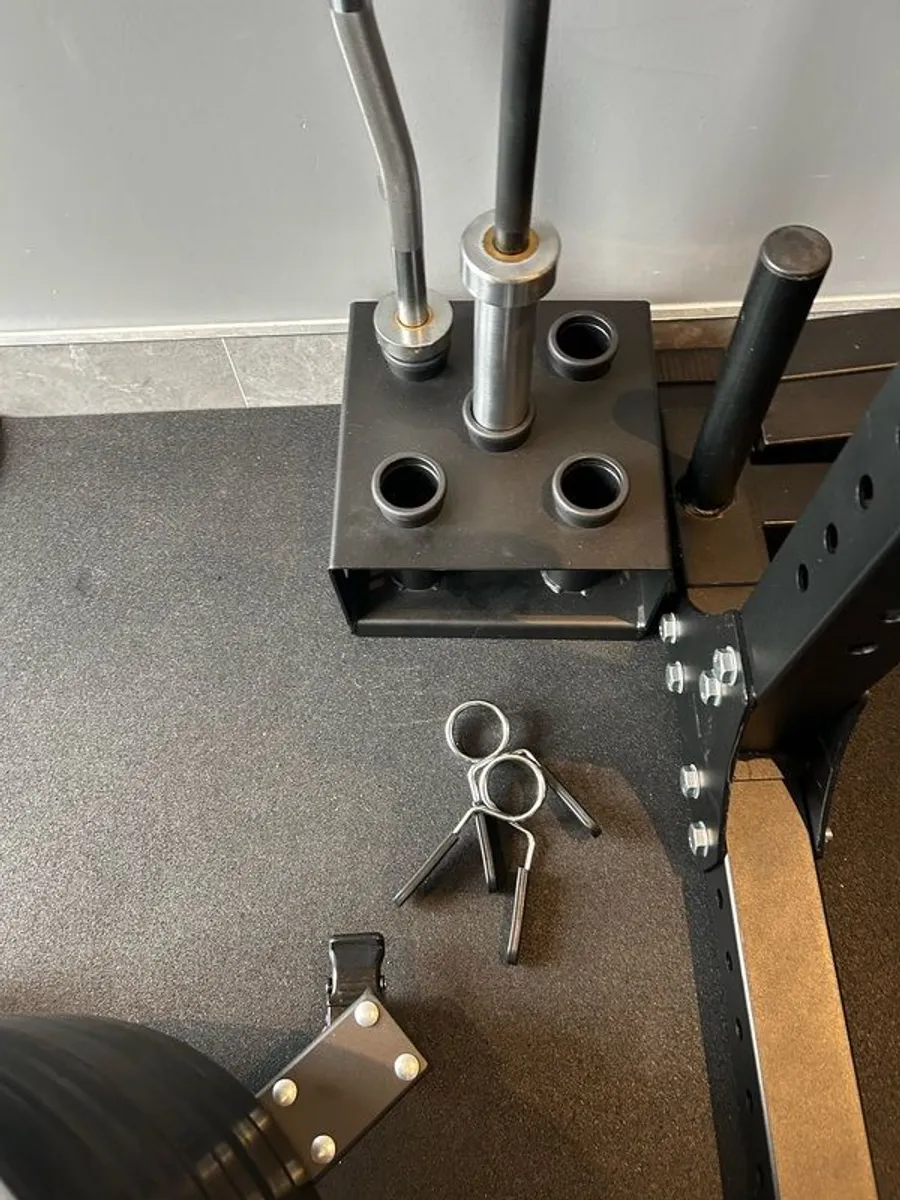 Olympic Barbell / EZ Curl Bar / Bar Stand - Image 3