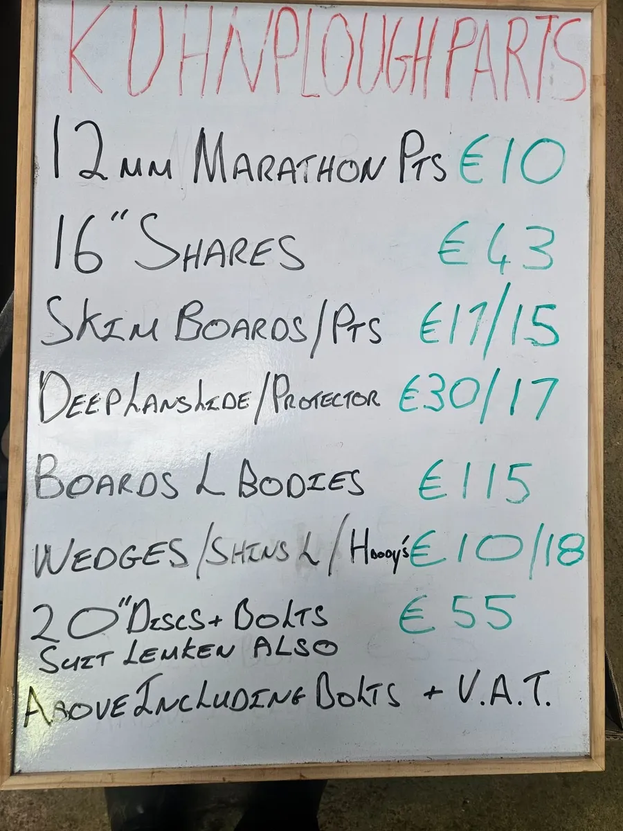 Kuhn Wearing Metal plough parts/power harrow tines - Image 1