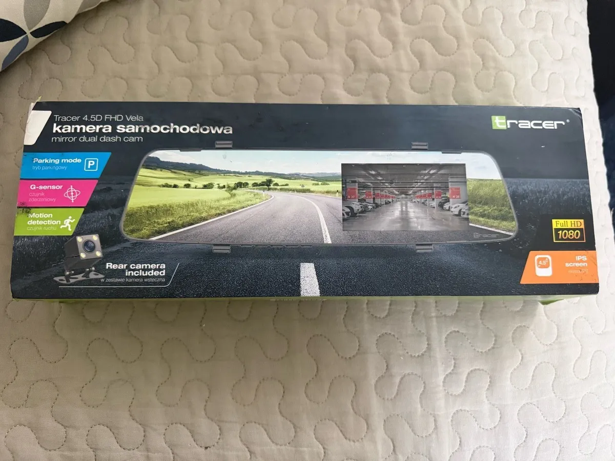 Mirror dual dash cam (rare view included) - Image 1