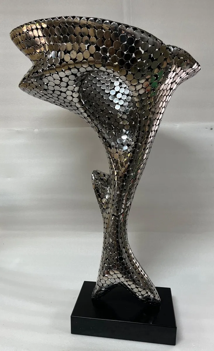 2 stainless steel sculptures - Image 4