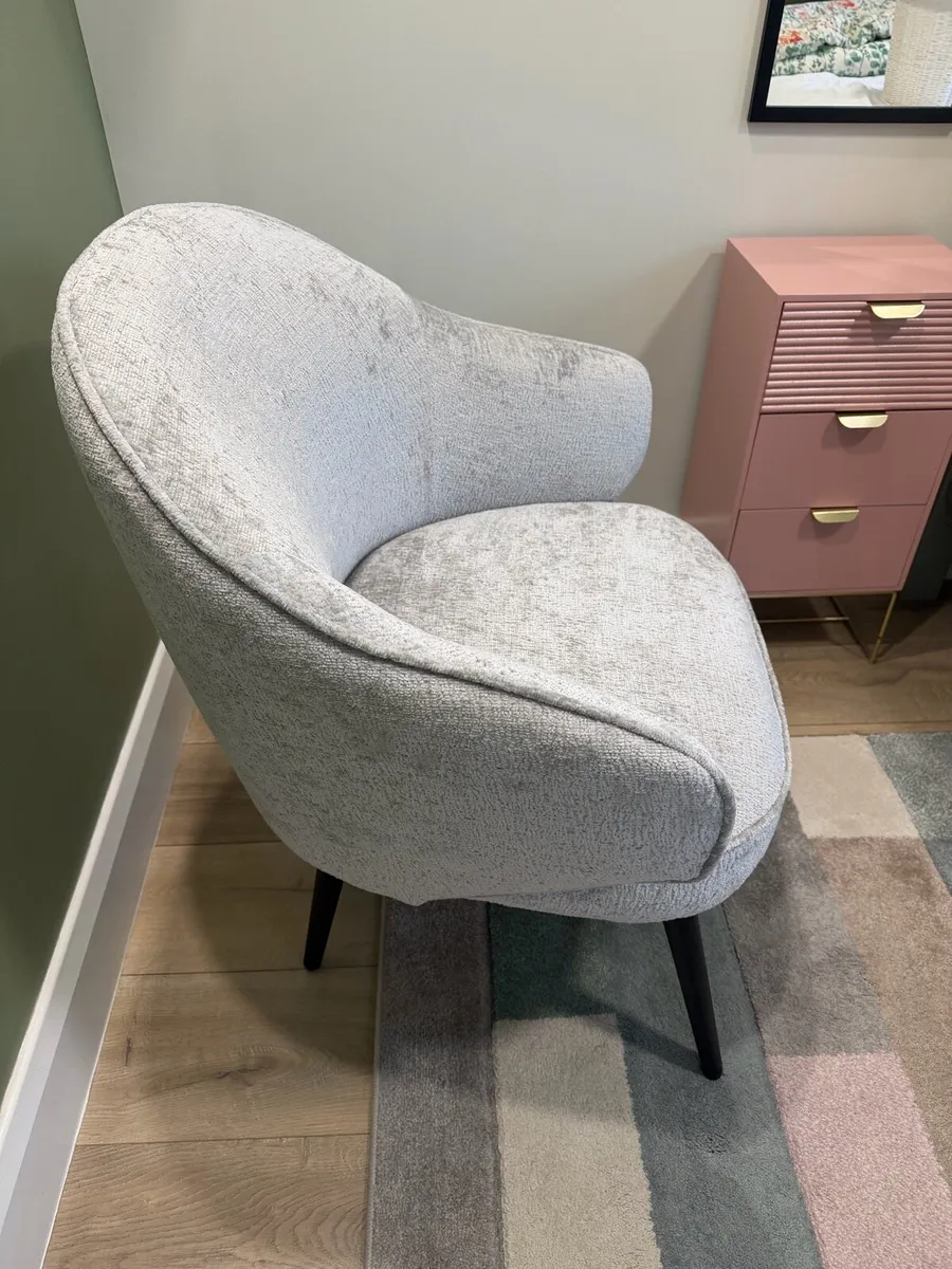 Grey Accent Chair - NEW - Image 2