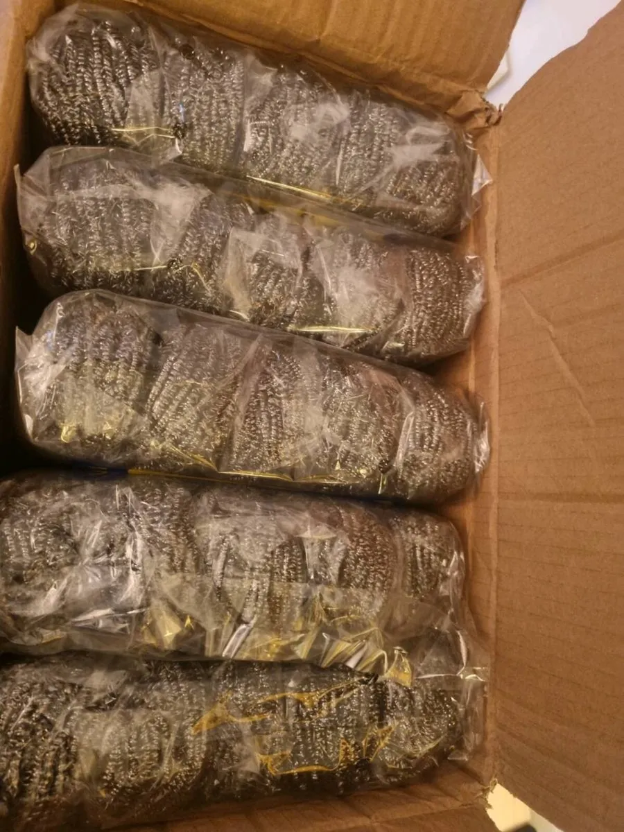 Extra large stainless steel scourers - Image 4