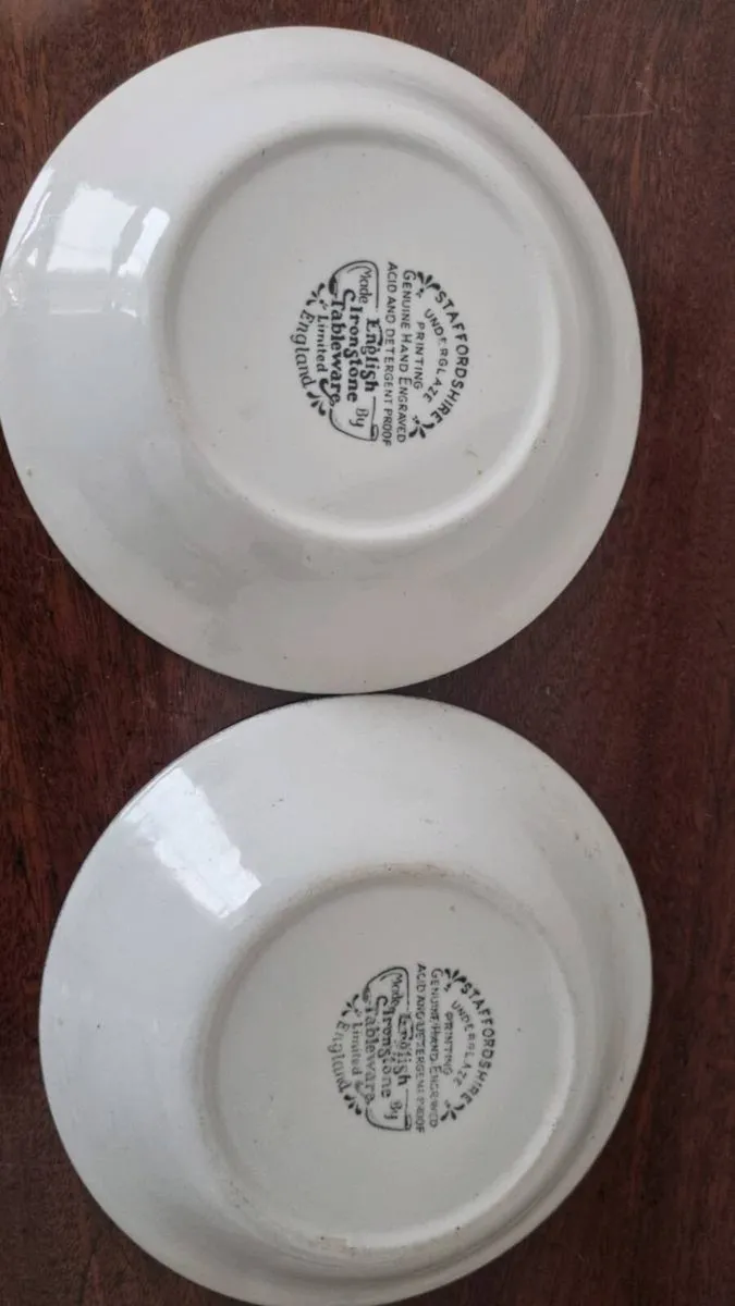 Antique Staffordshire Porcelain Bowls - Image 2