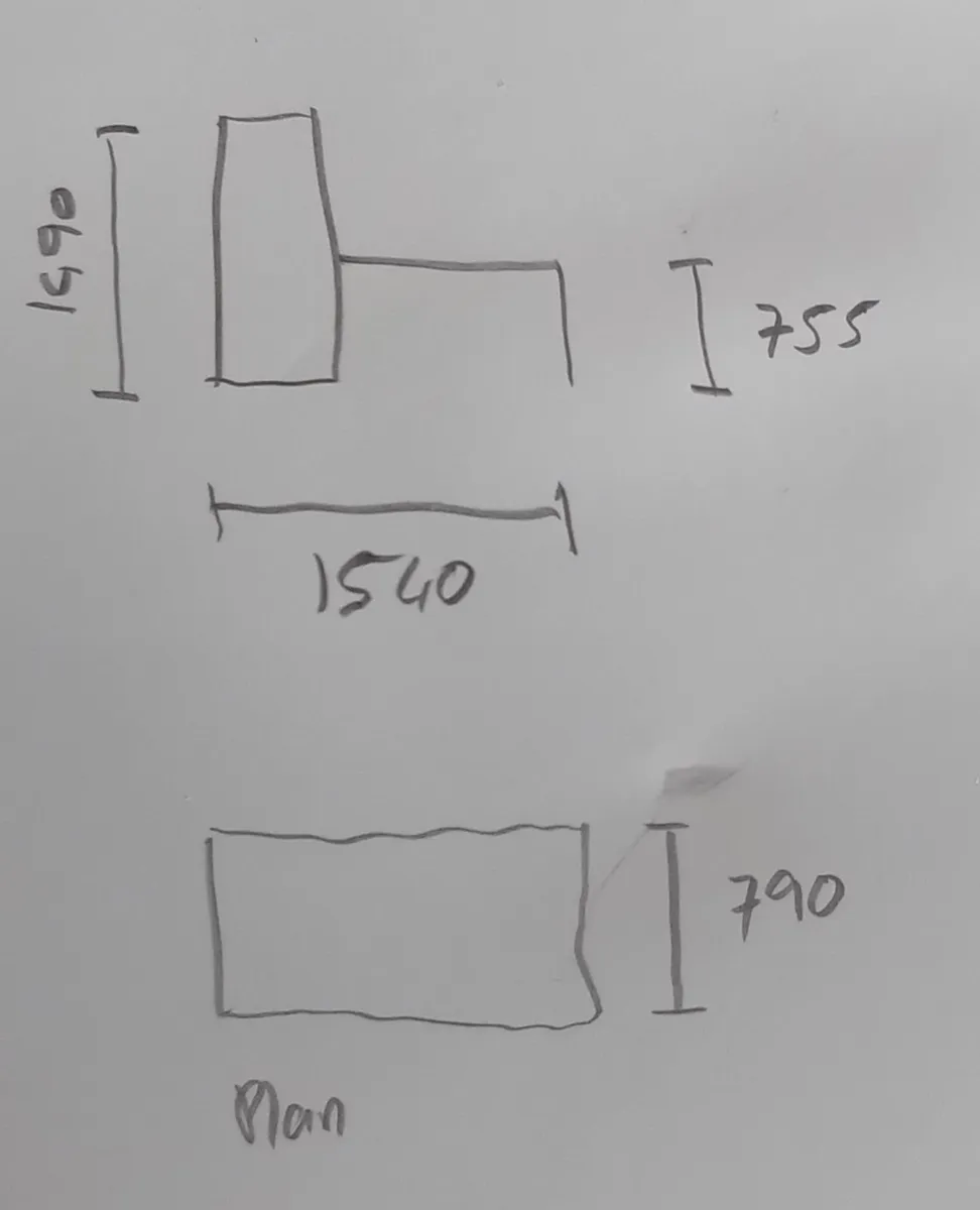 Home office desk and shelves - Image 2