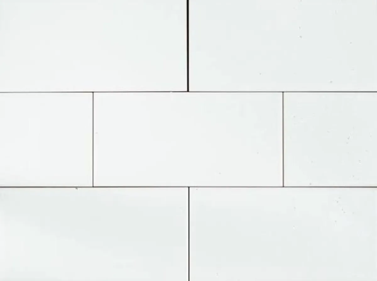 Joblot tile liso blanco Matt 10 x 20cm