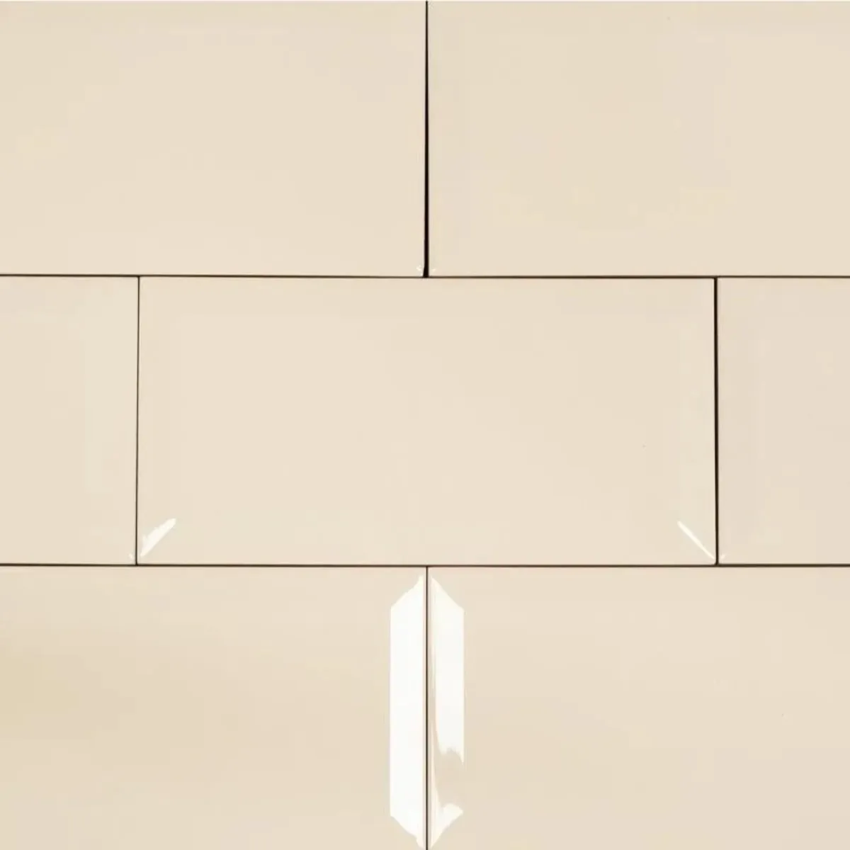 Joblot tile cream gloss wall tile 10cm x 20cm