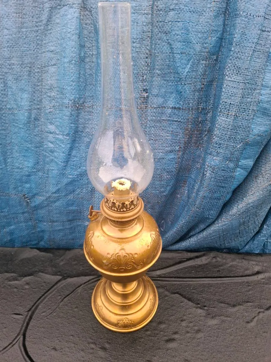 Brass parafin lamp - Image 2