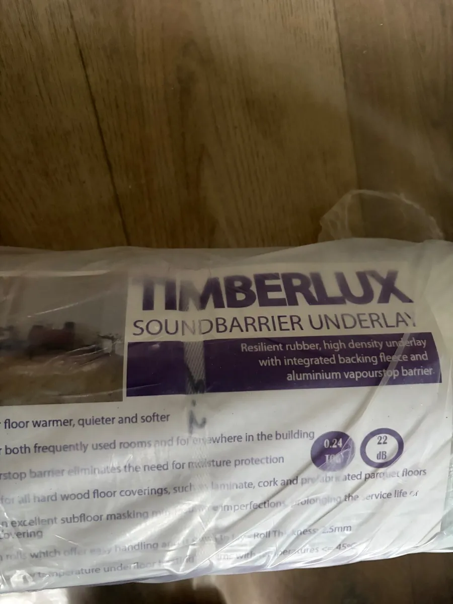 Timberlux floor underlay - Image 1