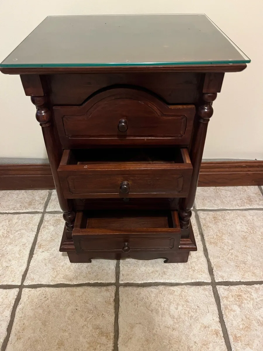 Bedside locker 4 drawers - Image 2