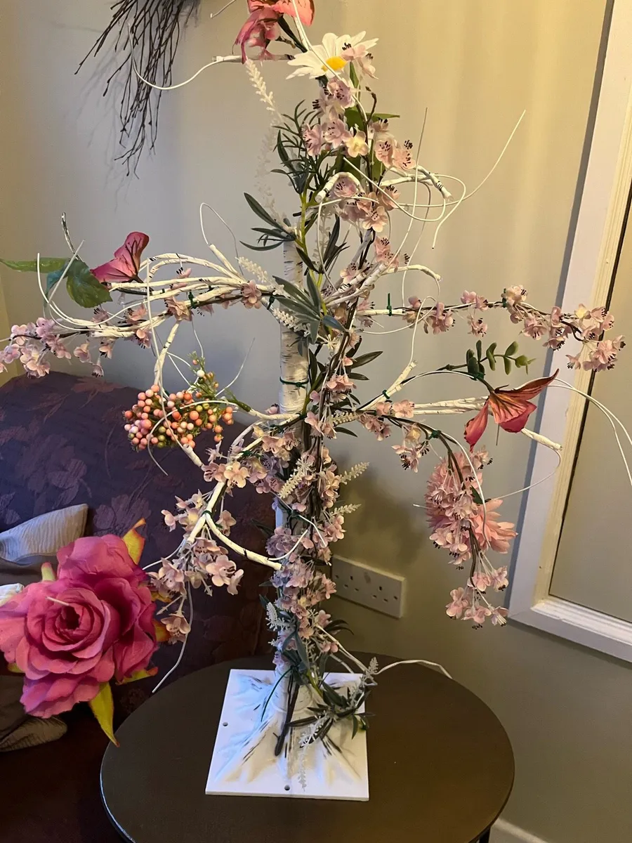 Pink blossom mini tree - Image 2