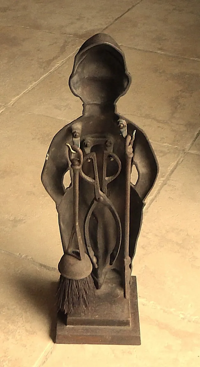 Vintage Dutch Boy Cast Iron Fireside Companion Set - Image 2