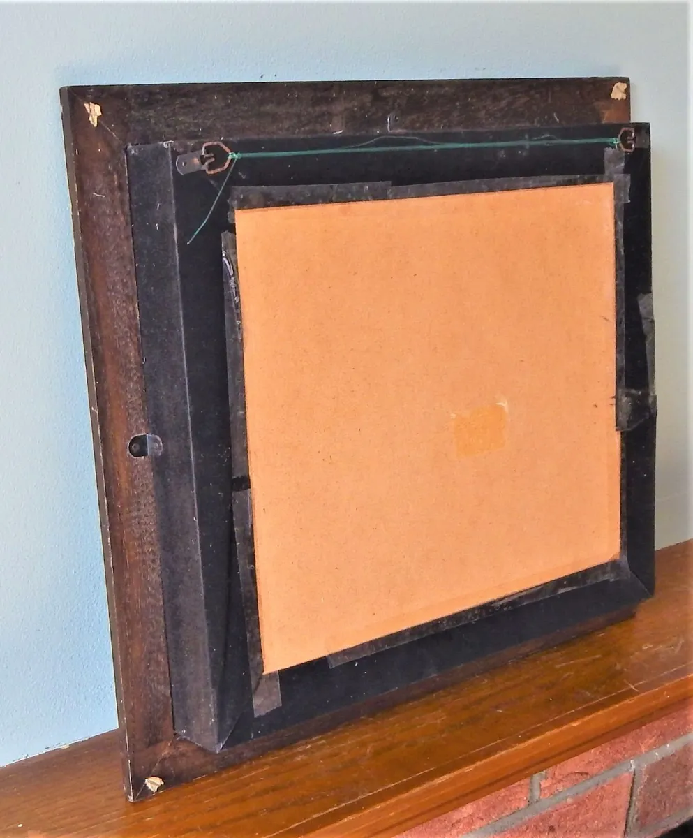 Handmade Shadow Box 3-D Diorama of Typewriter - Image 4