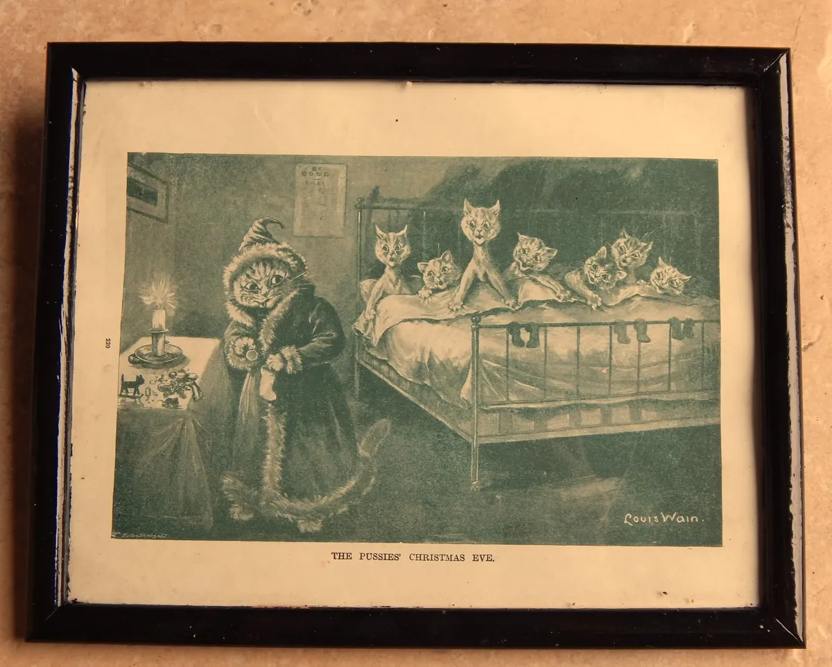 Selection of Vintage Louis Wain Prints - Image 2