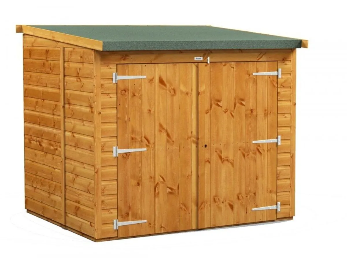 3🚲 6×4 Deluxe Timber Bike Sheds–Delivered - Image 4