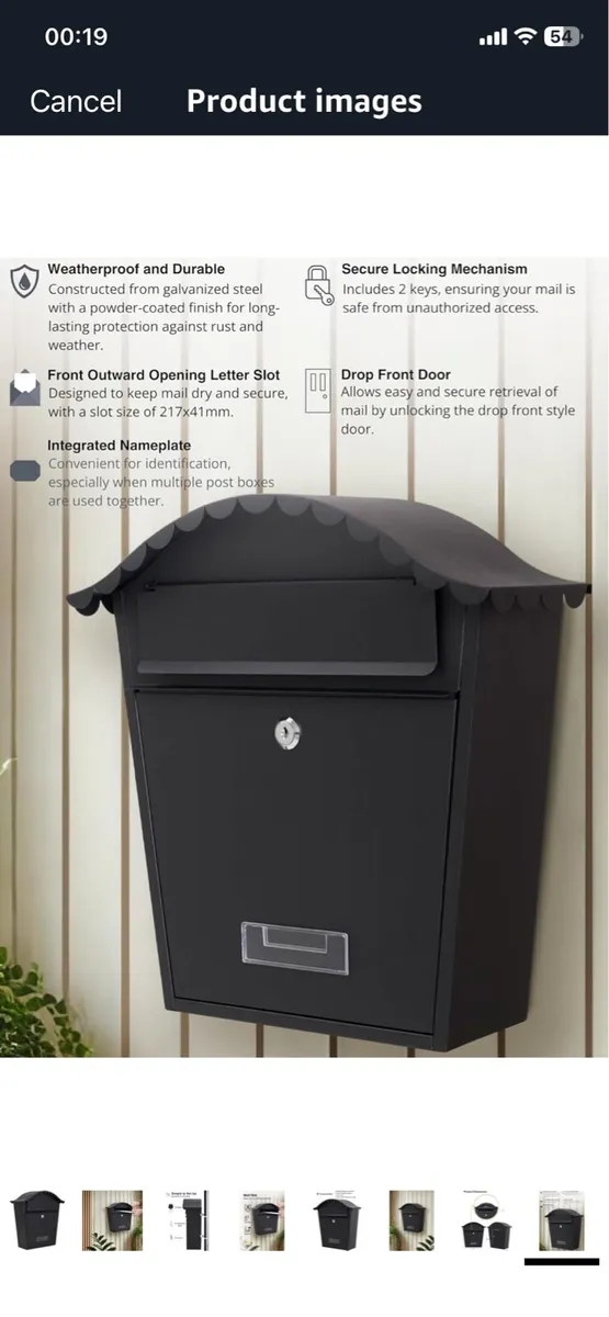 Letterbox Post Box - Image 1