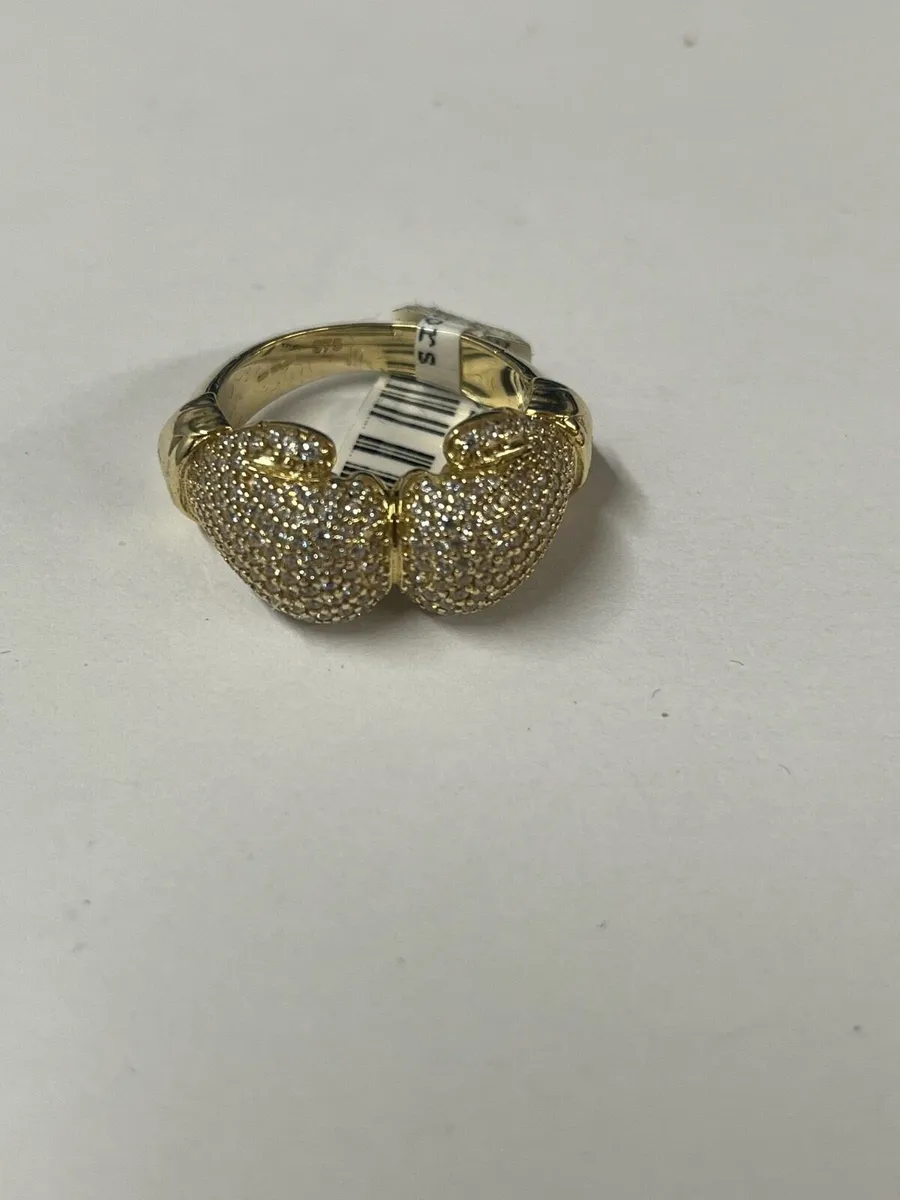 9k gold Cz ring - Image 2