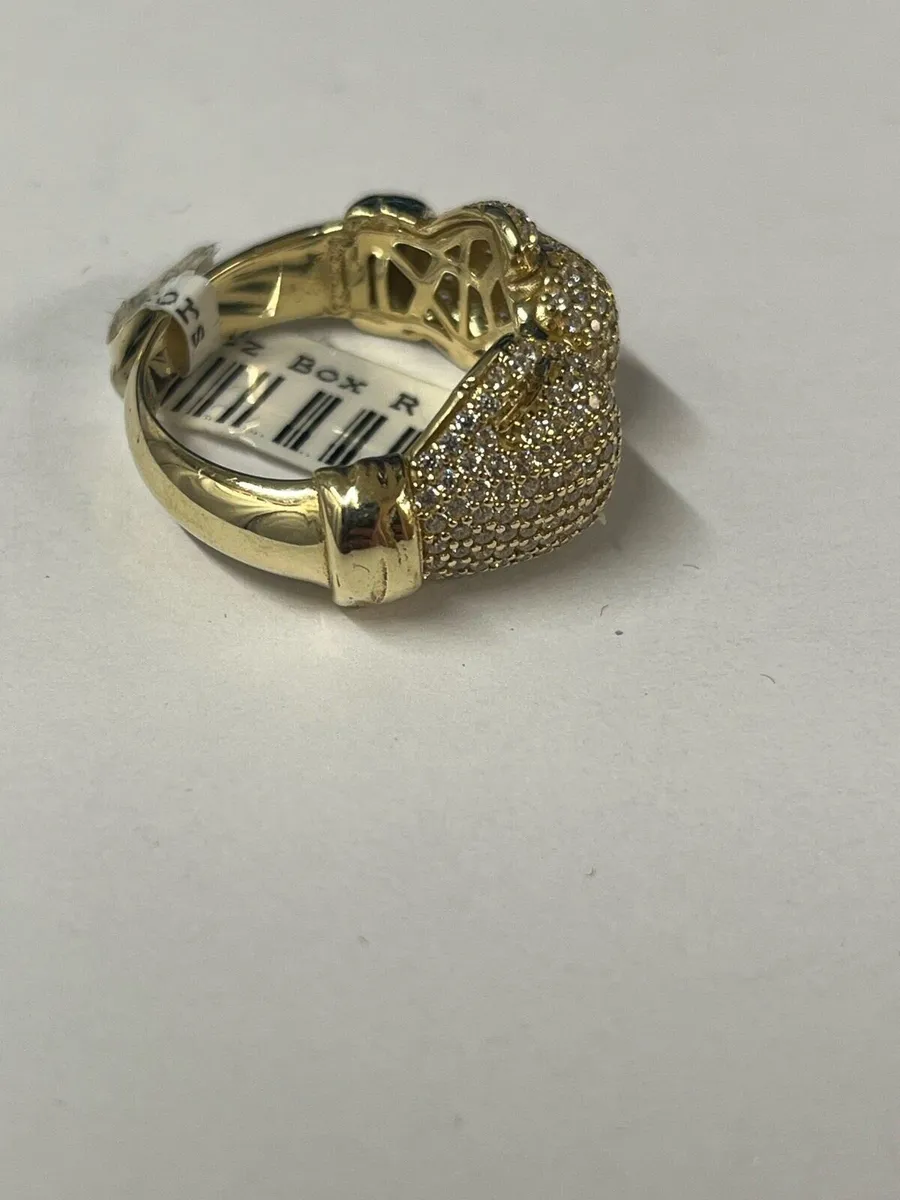 9k gold Cz ring - Image 3