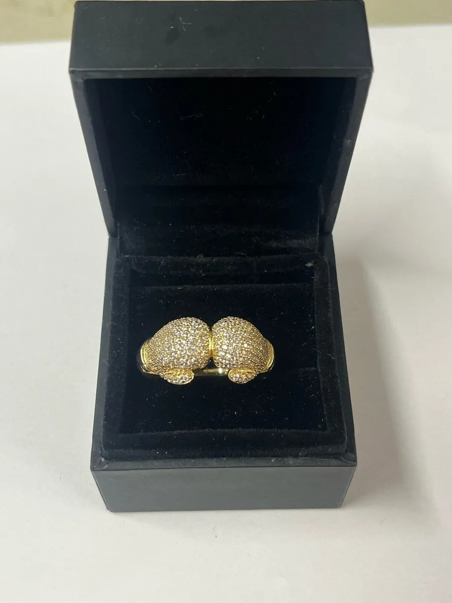 9k gold Cz ring - Image 1