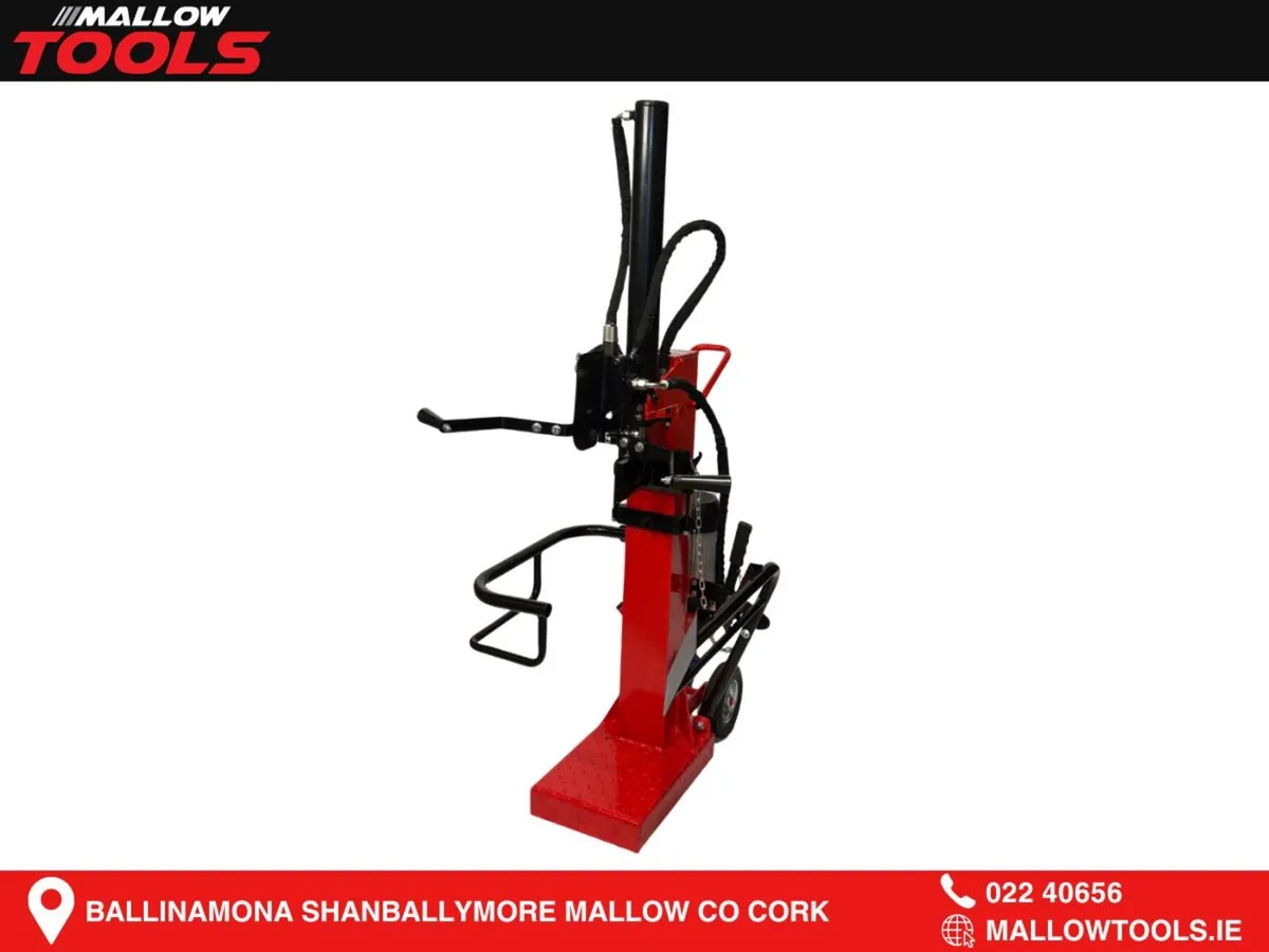 LUMBR 12 Ton Vertical Electric Log Splitter