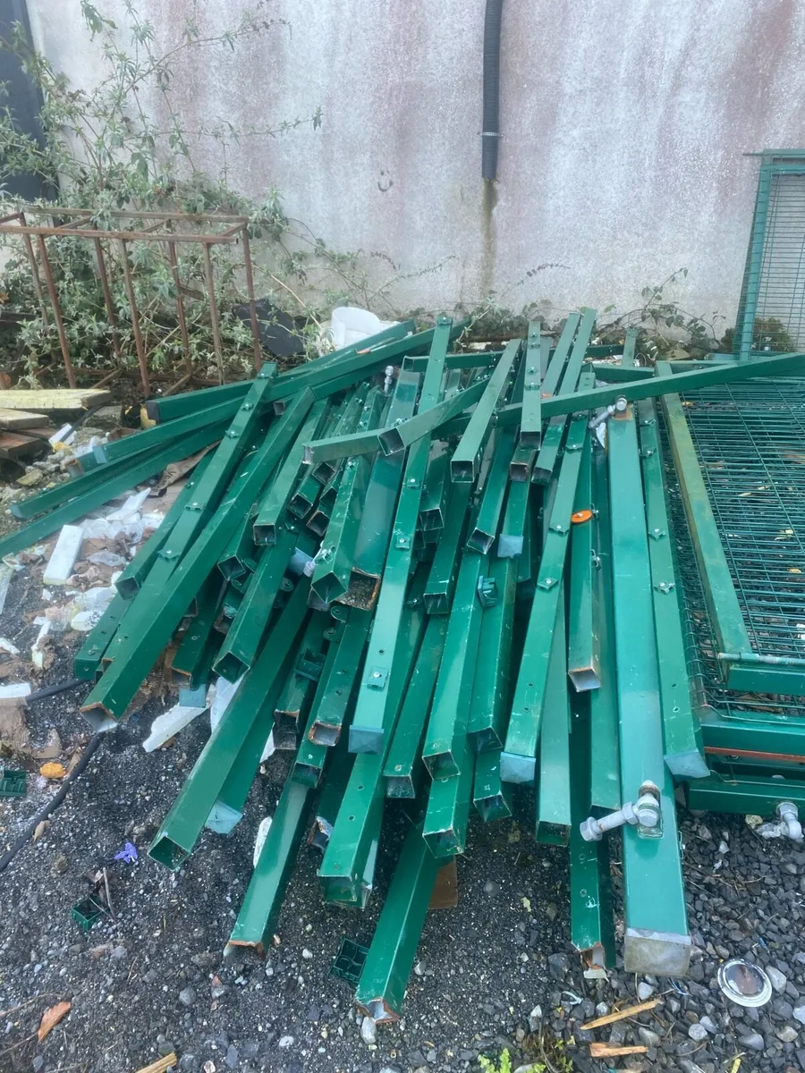 Steel fencing 253 meters used - Image 3