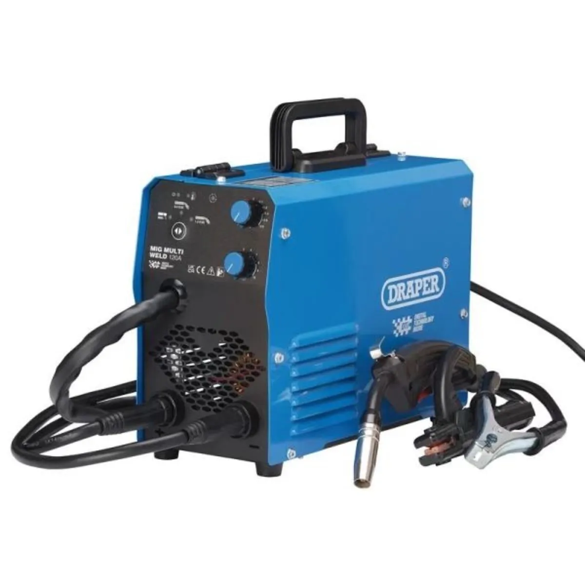 Draper Gasless 120A MIG Inverter Multi Welder DTI - Image 1
