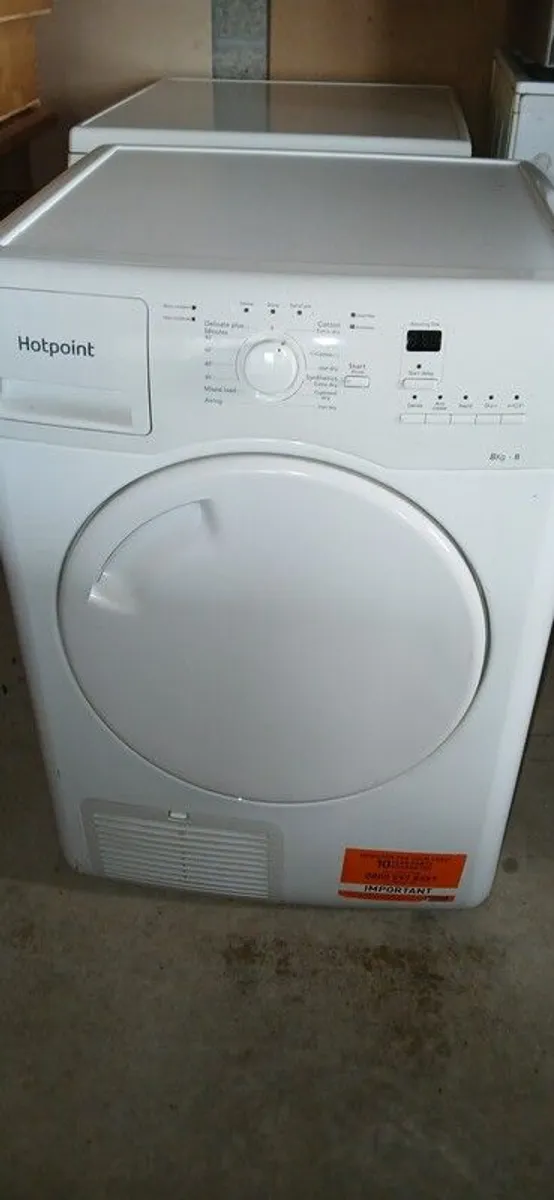 Hotpoint Condenser Tumble Dryer. - Image 1