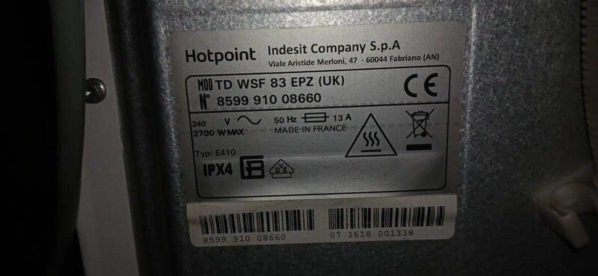 Hotpoint Condenser Tumble Dryer. - Image 4