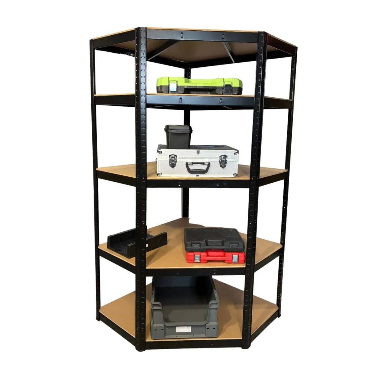 1.8M Boltless Corner Shelving 900x450x900x450mm - Image 4