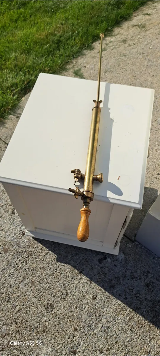 Old roses  bush  brass  sprayer - Image 1