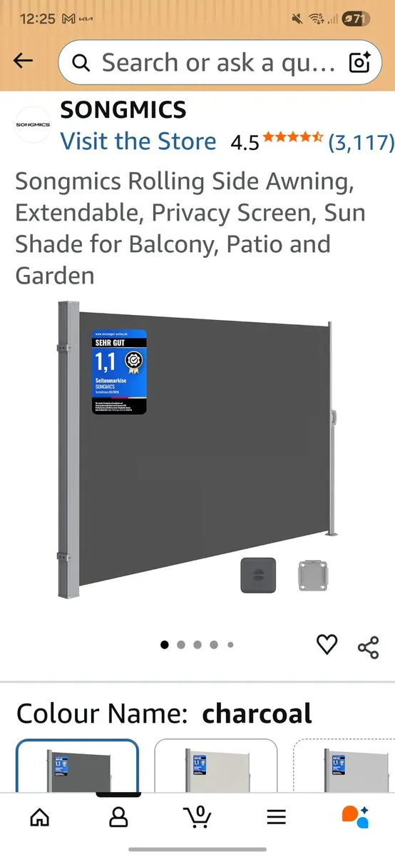 Awning/Privacy Screen - Image 1