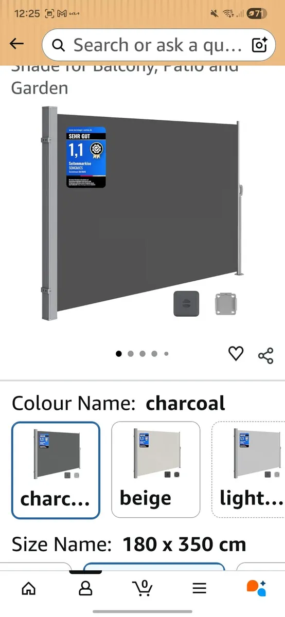 Awning/Privacy Screen - Image 2